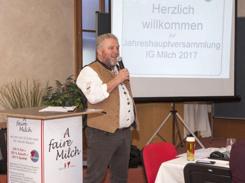 Ewald Grünzweil, IG-Milch, A faire Milch, Faironika, Jahreshauptversammlung