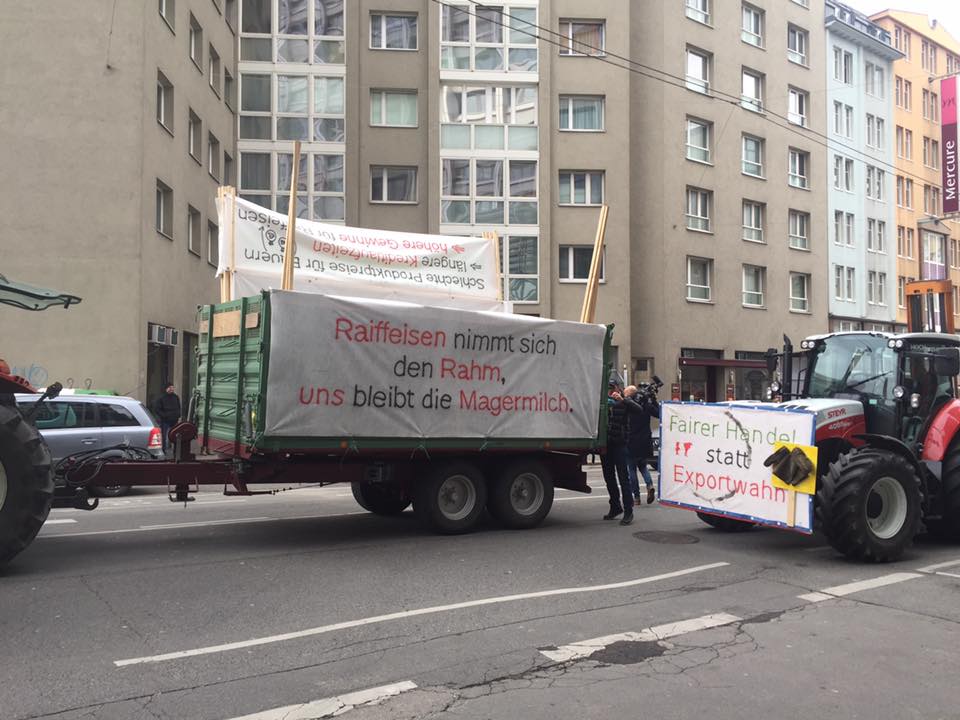 Wien Demo Traktoren - Plakate